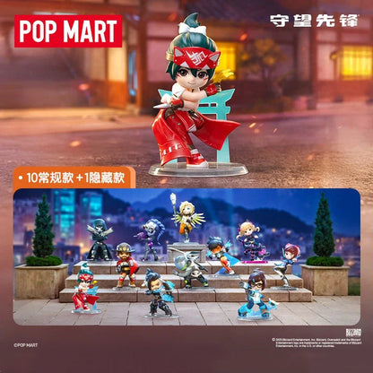 POP MART Overwatch Play of The Game Series Caixa Surpresa Mystery Box Brinquedos Kawaii Ornamentos Figuras Decoração de Casa Bonecas Modelo de Secretária