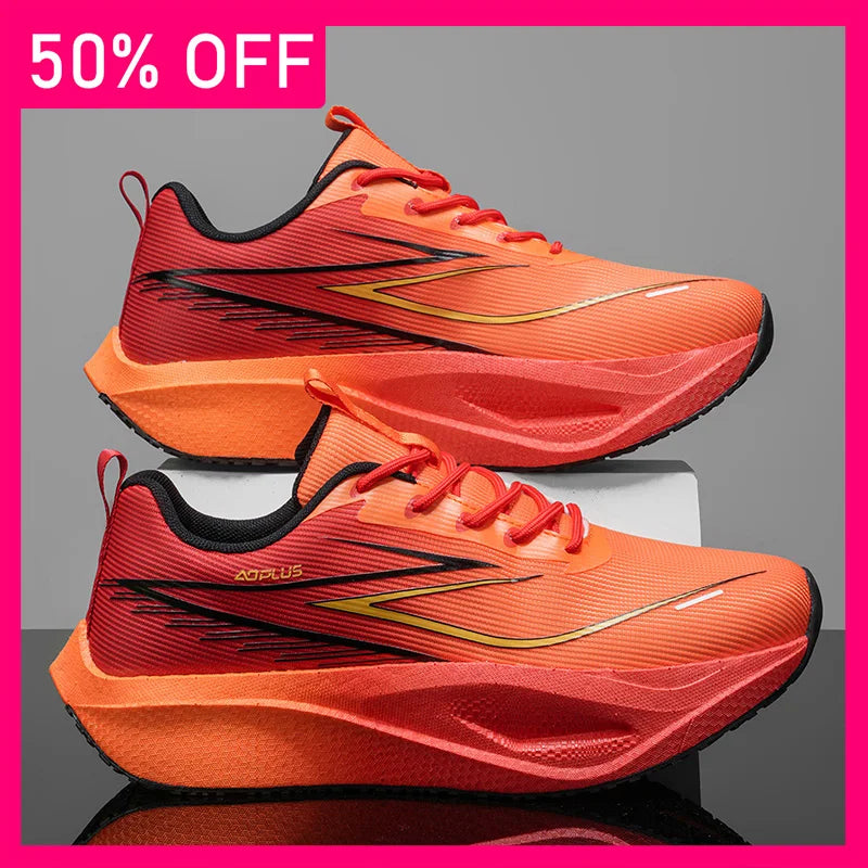 Scarpe sportive unisex alla moda in rete traspirante, scarpe da corsa professionali, scarpe sportive comode con lacci per il fitness all’aperto da uomo