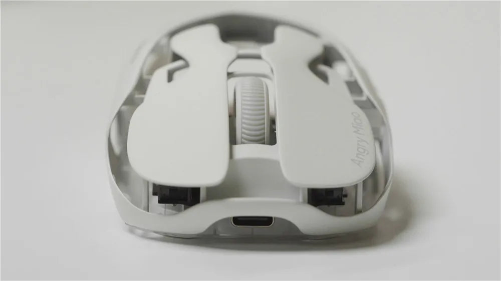 Angry Miao Infinity Gaming Wireless Mouse Hot-Swappable Metal Ultralight Hollow PAW3950 Dual 8K Wired Tri-Mode