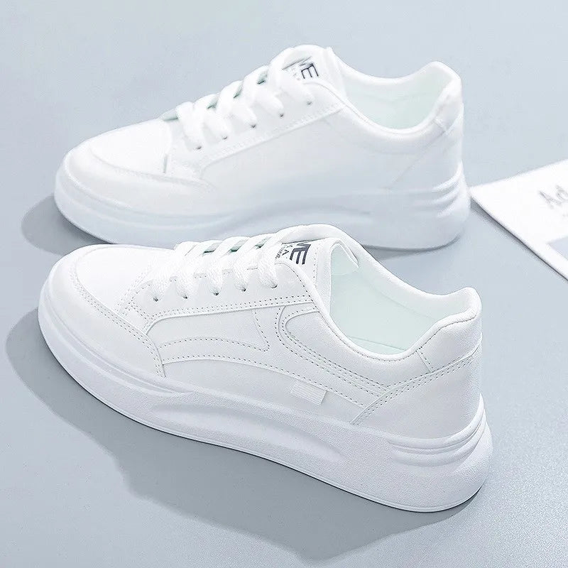 Baskets pour femmes, chaussures de sport tendance, chaussures confortables et décontractées, baskets à lacets pour femmes, Tenis Feminino