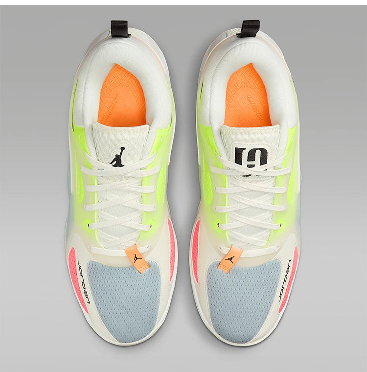 Nike Jordan herresko med stødabsorbering og holdbar ydeevne til basketball FQ3859-100