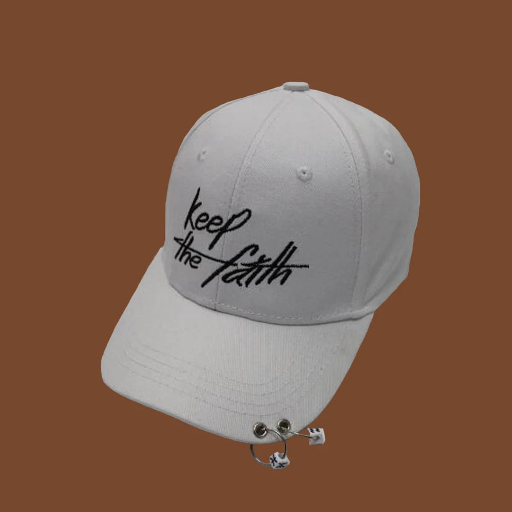 Kobiety Mężczyźni Hip Hop K-pop Czapka baseballowa typu snapback Jednolita kolorystyka z pierścieniem Sport Taniec Podróże Miłośnik Czapka dla taty Czapki Streetwear Regulowana