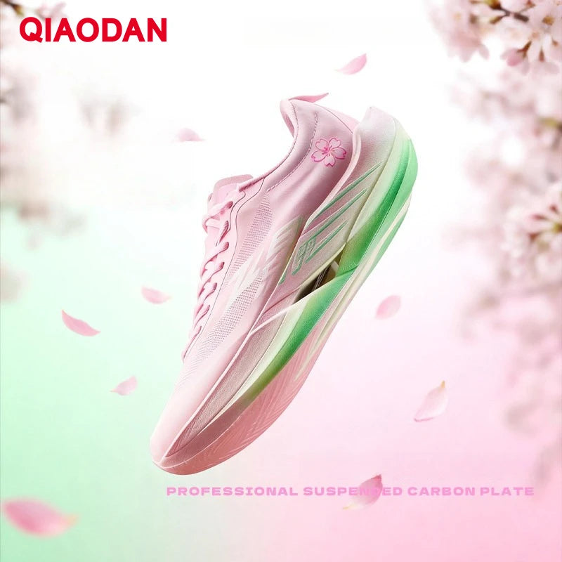 QIAODAN Feiying PB6.0 Pantofi sport de maraton pentru bărbați, model nou, cu talpă suspendată și placă integrală din carbon, adidași de alergare QDB023261299