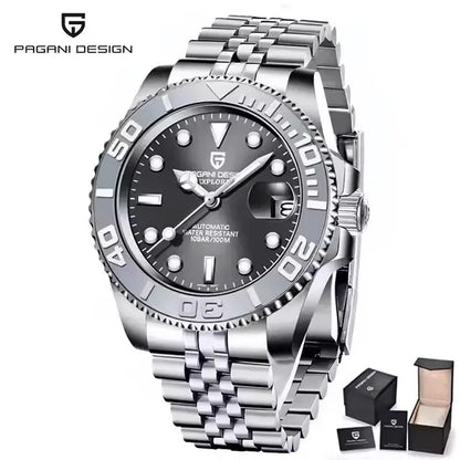 PAGANI DESIGN V2 Japan movement Luxury Men Mechanical Watch 40MM Ceramic bezel AR Coated Sapphire Glass Automatic Watch For Men