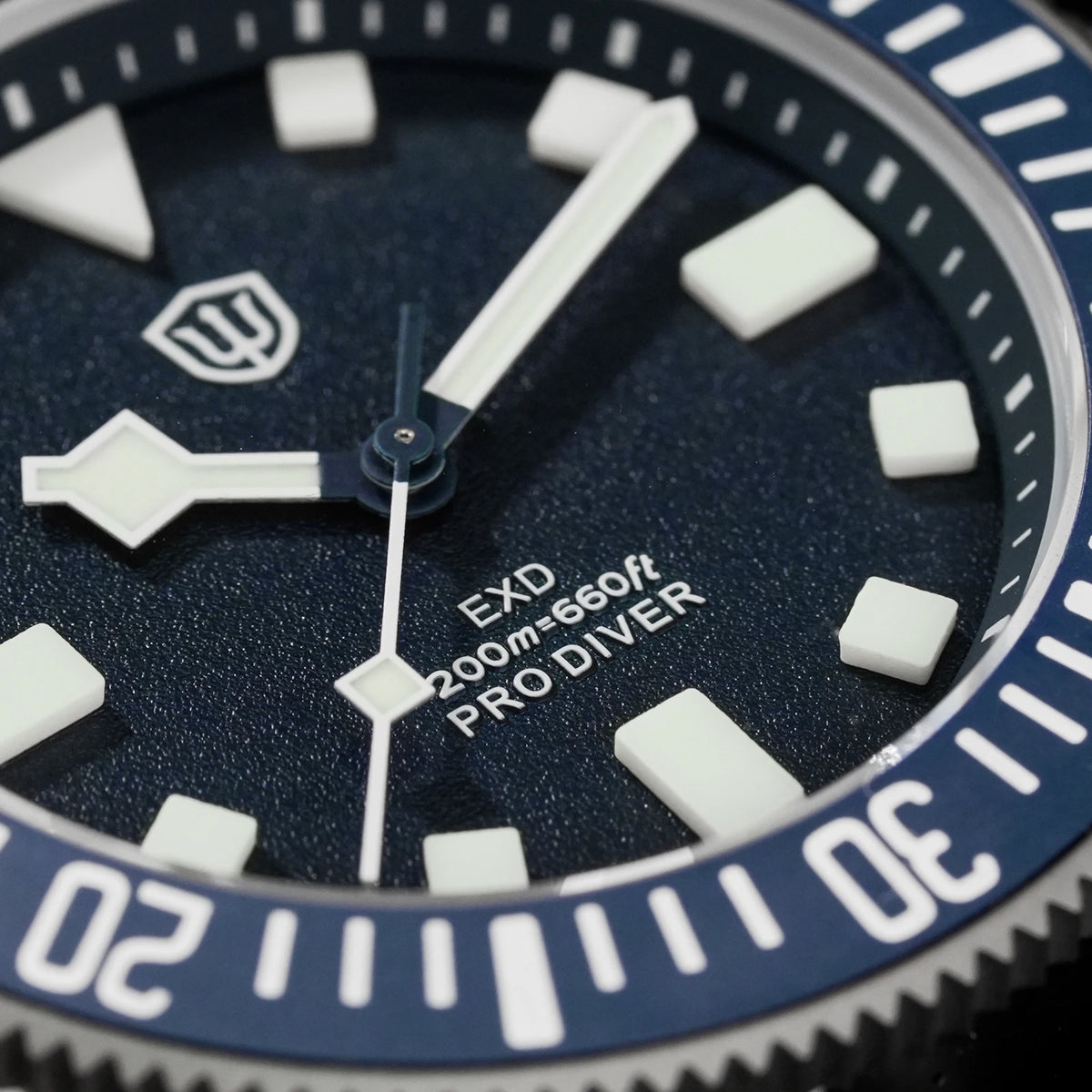 Watchdives EXD V2 40mm Titanium Watch Exchangeable X Design VH31 Sweep Second Movement Quartz Watches Luminous Waterproof 200M