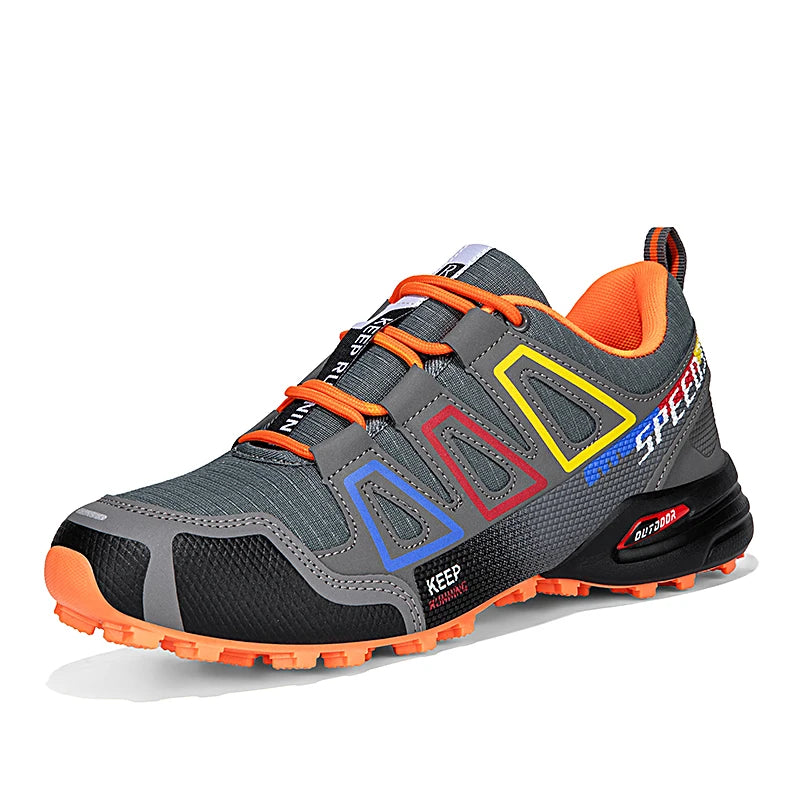 Mens Hiking Shoes Outdoor Off-road Anti Slip Leisure Mountain Camping Sneakers Unisex Comfortable Cushioning Travel Hiking Shoes
