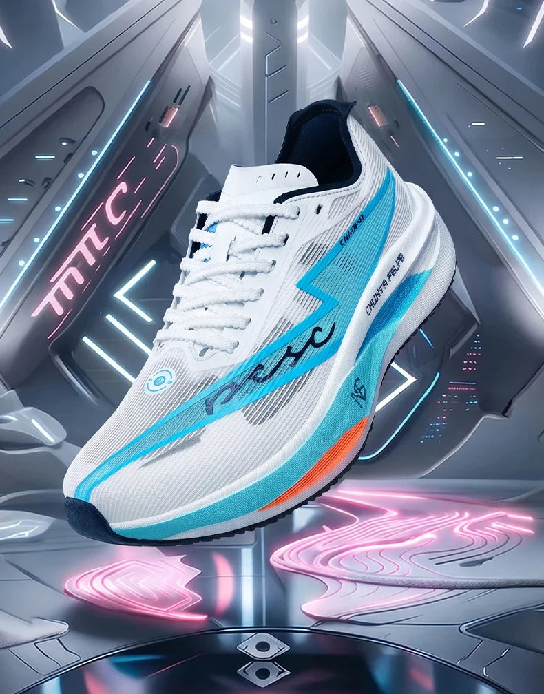 Zapatillas de running con placa de carbono para maratón, para hombre y mujer, deportivas especializadas, transpirables, ligeras y cómodas Chunta
