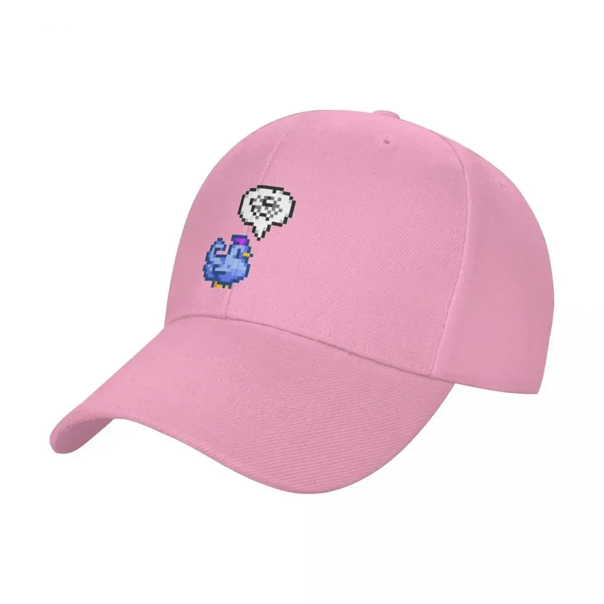 Czapka z daszkiem „Grumpy Blue Chicken” z gry Stardew Valley – zabawne czapki, czapki wędkarskie, luksusowa czapka męska, czapki dla kobiet i mężczyzn