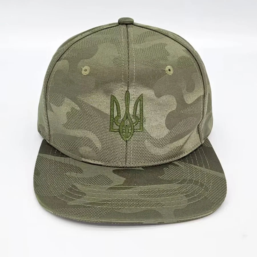 Embroidery Ukraine trident Symbol Spetsnaz Special Forces Men Women Boy Baseball Caps Dad caps Snapback Adjustable Camouflage