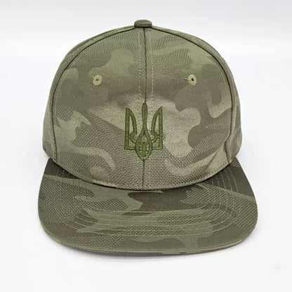 Embroidery Ukraine trident Symbol Spetsnaz Special Forces Men Women Boy Baseball Caps Dad caps Snapback Adjustable Camouflage