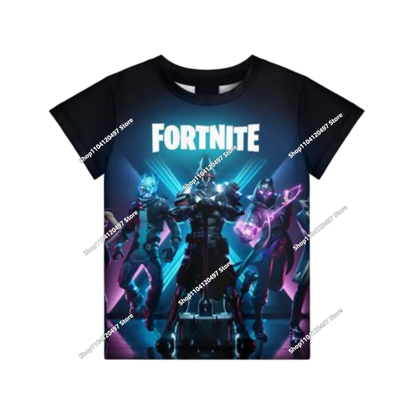 Children's Clothing Autumn Pullover T-shirt Hoodie New Fortnite Kids' Casual Wear Comfortable Streetwear