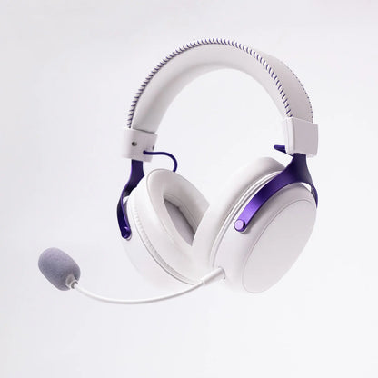 Auriculares gaming AKKO Verge S9 con micrófono – Driver de 53mm, Bluetooth 5.3 inalámbrico de cuatro modos, sonido envolvente 7.1, auriculares gaming profesionales para FPS