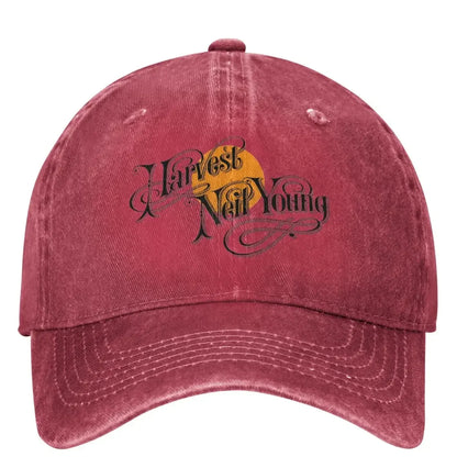 Neil Young Casual Baseball Cap Summer Harvest Trucker Hat Hot Sale Hunting Camping Hip Hop Hats Men Adult Fashion Baseball Caps