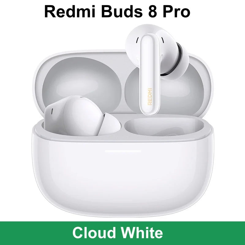 Xiaomi Redmi Buds 8 Pro Bluetooth 5.4 Wireless Earbuds – 55dB Active Noise Cancelling Earbuds with LDAC Audio, 35H Battery Life & AI Call Noise Reduction
