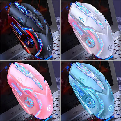 G5 Wired Gaming Mouse with RGB Backlight, High Sensitivity 6-Button Programmable Gaming Mouse for PC, Laptop & Computer