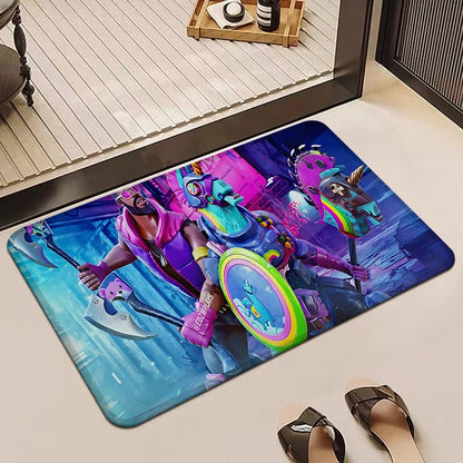 Entrance Hot Game Fortnites Front Door Doormat Non-slip Kitchen Rug Living Room Rugs Balcony Bathroom Foot Mat Floor Mats Carpet