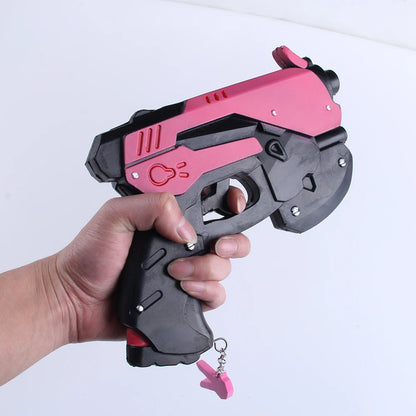 Jogo Overwatch D.Va Auricular Arma Hana Song DVA Pistola Arma Adereços de Cosplay Brinquedo para Festa de Natal e Halloween Acessórios de Cosplay