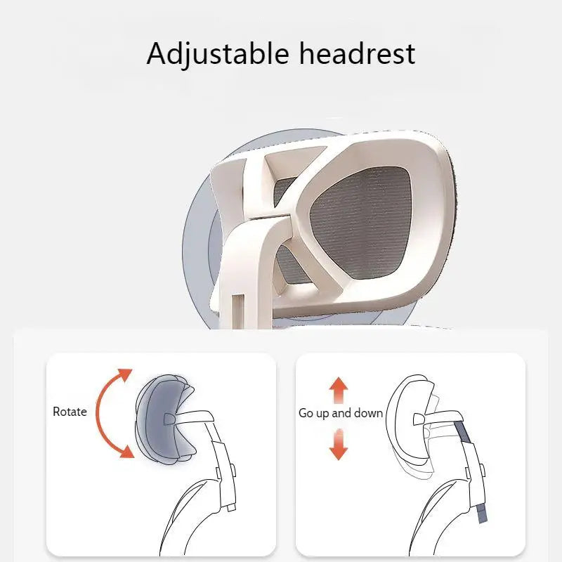 Nové otočné sieťované počítačové kreslo pre domácnosť, pohodlné ergonomické kreslo s nastaviteľnou výškou na dlhé sedenie, do internátu, kancelárie či pracovne, e-športové otočné kreslo