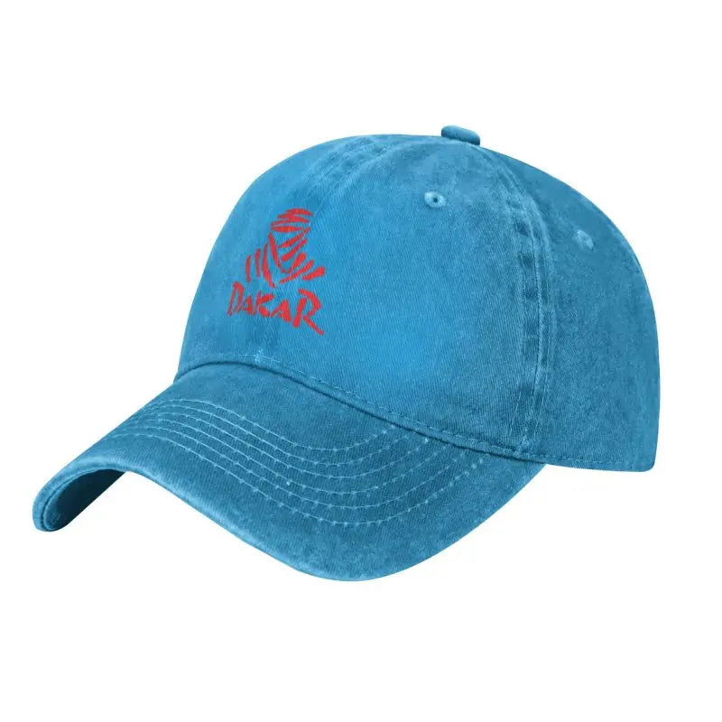 Vintage Racing Off Road D-Dakares Rally Baseball Caps Unisex Style Distressed Washed Sun Cap Travel Unstructured Soft Caps Hat