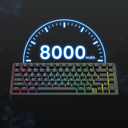Womier SK75 TMR 3-Modes Wireless Magnetic Mechanical Keyboard Hot Swap Gasket Full Aluminum Gaming Keyboard RGB Keyboard for PC