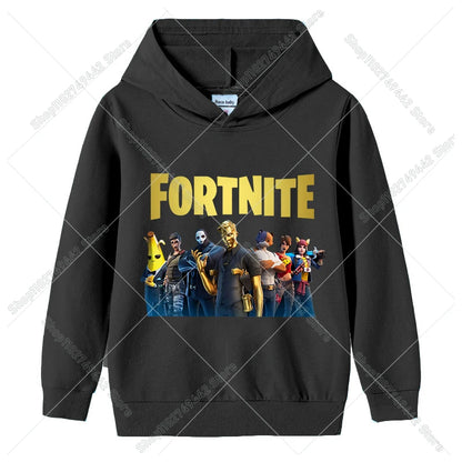 Dječja hoodie majica Fortnites za jesen, dukserica s kapuljačom za dječake i djevojčice, tanka trenirka, pulover dugih rukava, sportska dječja odjeća