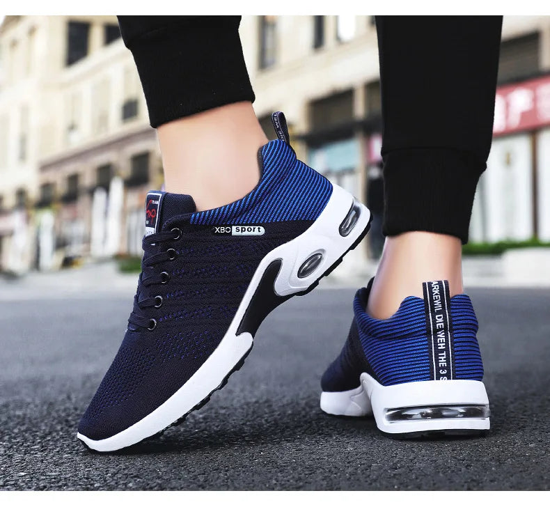 Chaussures de course respirantes à lacets pour hommes, tendance coréenne, légères, décontractées, confortables, nouvelle Version