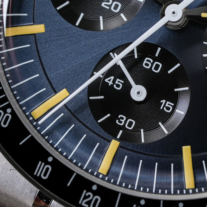 Watchdives WD1863 Watch VK63 Quartz Chronograph Movement Bubble Sapphire Crystal 100m Waterproof Luminous 39mm Vintage Watches