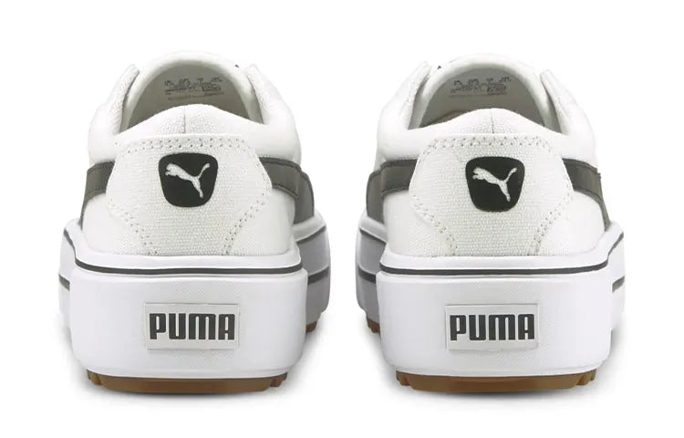 Baskets Puma Kaia Platform, modèle blanc et noir, 383804-01.