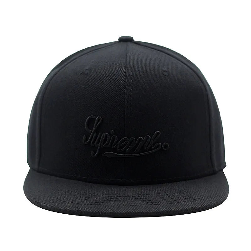 Embroidered Full Closed Fitted Cap Hat New York Size Trucker Bboy Men Bill Hip Hop Plain Baseball Snapback Flat Visor Brim Era