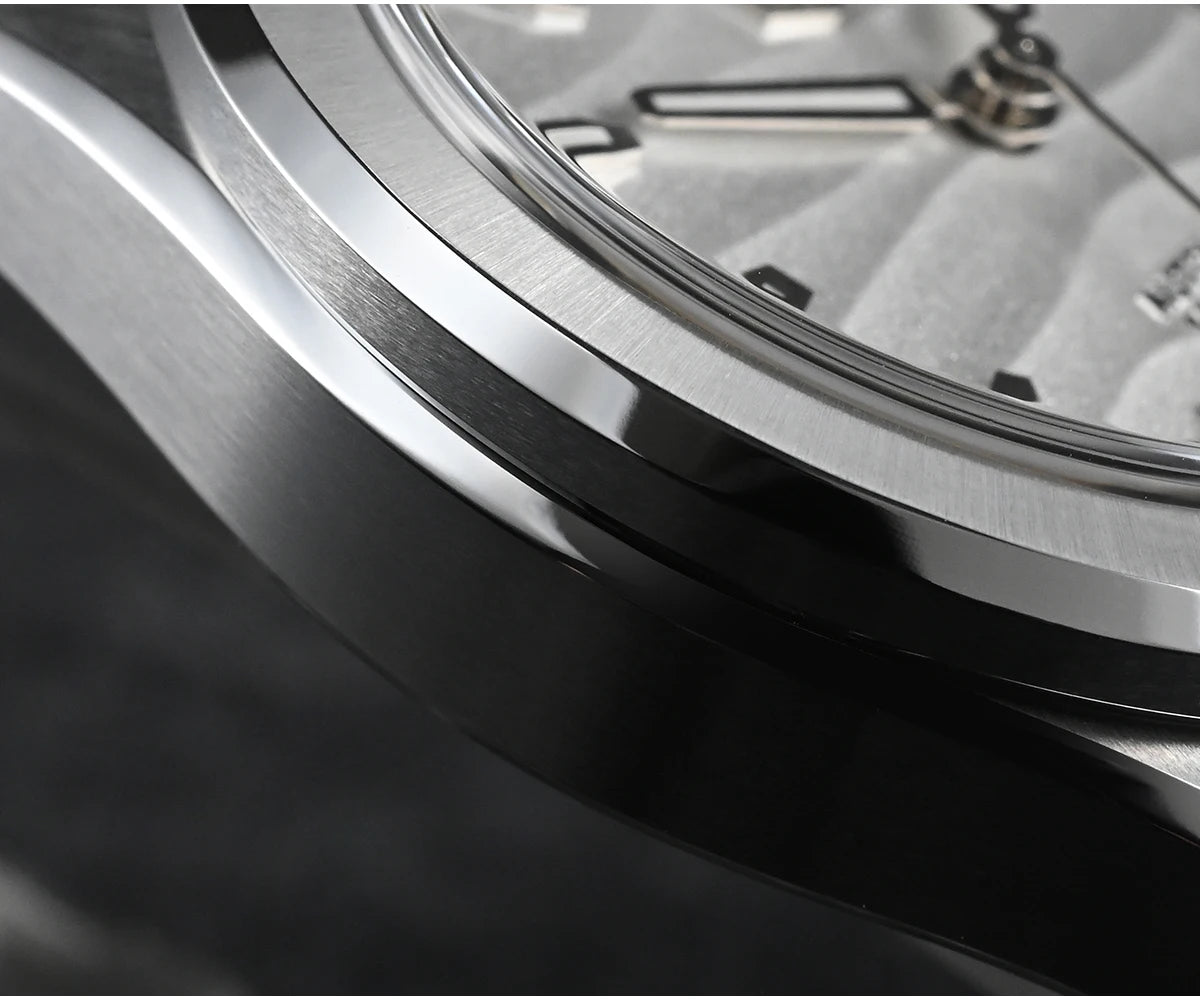 San Martin New Gada Watch 39mm Desert Texture Men Dress Watch NH35 Automatic Mechanical Sapphire Waterproof 100m Luminous SN0129