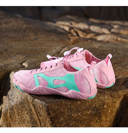 Unisex Wide Toe Barefoot Water Shoes Quick Dry Breathable Soft Sole Beach Aqua Shoes Lightweight Swimming Water Sports Sneakers