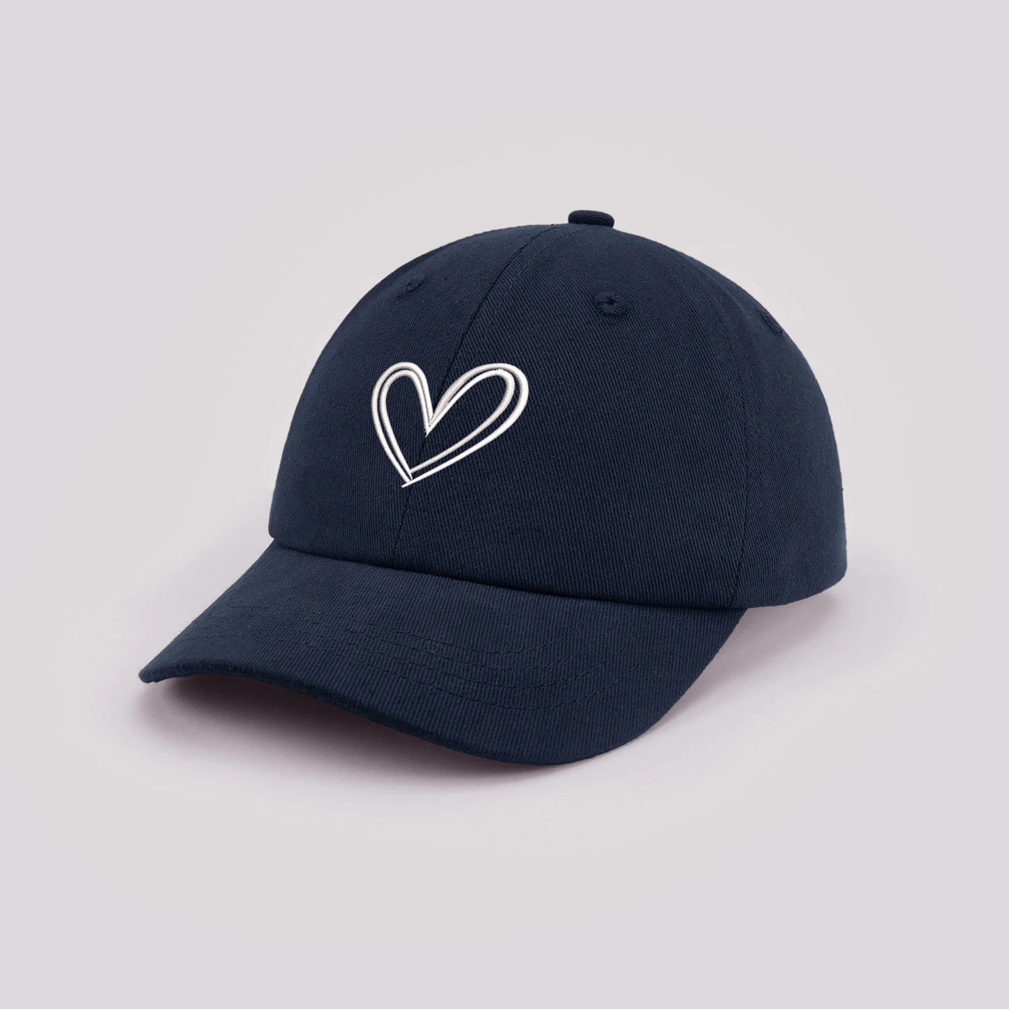 Cartoon heart-shaped Baby Baseball Cap Cute Solid Color Toddler Sun Hat with Ears Summer Adjustable Kids Boy Girl Peaked Cap ﻿