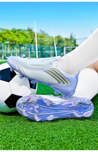 Nouvelles chaussures de football pour hommes, baskets de futsal, crampons, chaussures de football, pour terrain en herbe, montantes, pour l'extérieur, antidérapantes, pour l'intérieur, haute qualité, meilleures ventes