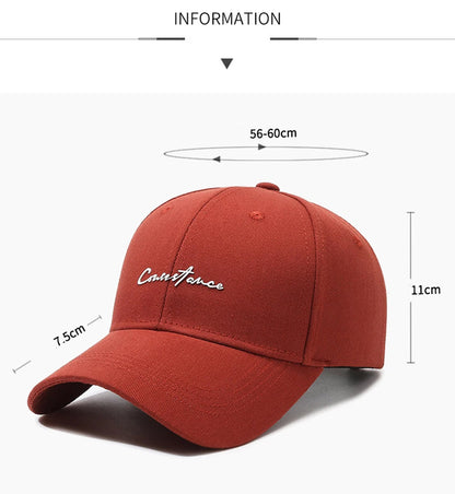 FS Stylish Orange Baseball Cap For Men Women Brand Designer Hats Small Letter Hip Hop Caps Street Trucker Hat Casquette Homme