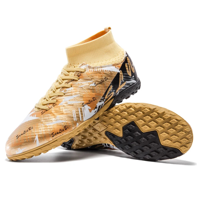 Chaussures de football montantes pour hommes, crampons professionnels pour terrain de football, baskets athlétiques pour adolescents, entraînement de football 2026