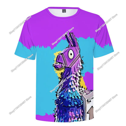 Halloween Peely 3D majica za dječake i djevojčice, božićna Fortnite majica, Battle Royale streetwear za djecu, Victory Game muška majica, odjeća