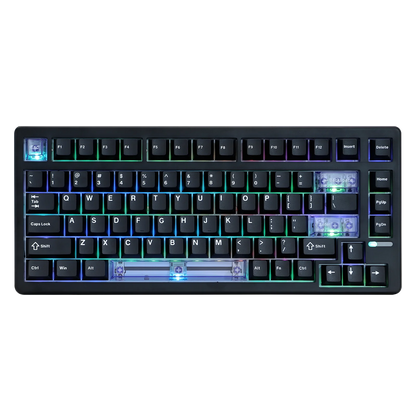 Tastiera meccanica magnetica EPOMAKER HE80 75% layout US QWERTY hot-swap Creamy Gasket cablata con effetto Hall, DKS SOCD per PC/Mac