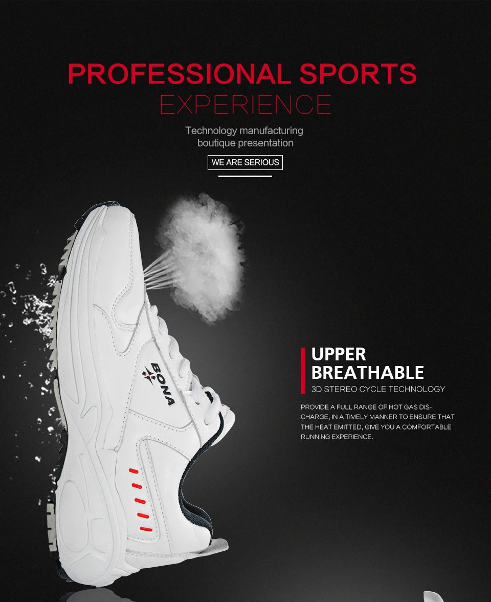BONA New Designers Classics Tenisky Běžecké boty Dámské outdoorové sportovní boty Pohodlné běžecké boty Dámské vycházkové boty