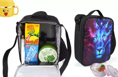 Child Insulated Large Capacity Hot Game F-FortniteS Bag for Boy Girl Student Outdoor Picnic Resuable Thermal Cooler Lunch Box