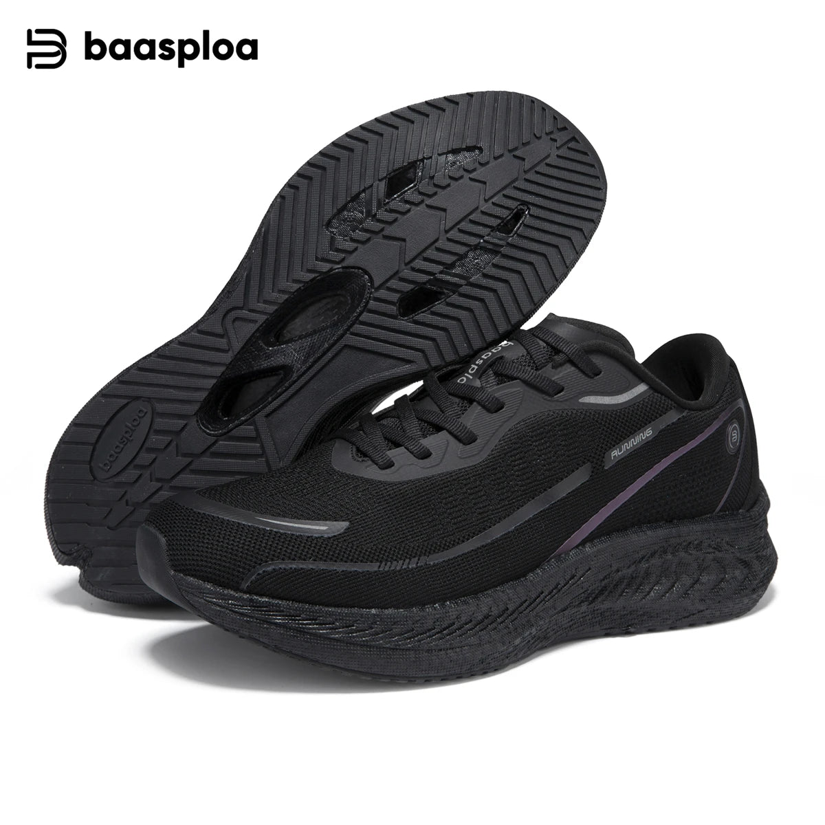 Baasploa løbesko til mænd, professionelle træningssko til kvinder, med kulfiberplade, åndbare sneakers i mesh, lette unisex-sportssko til mænd