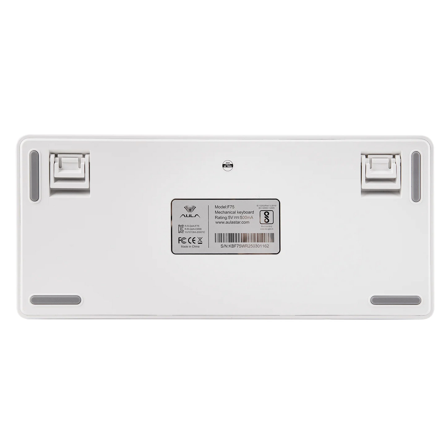 EPOMAKER x AULA F75 Teclado mecánico con cable 75% ANSI US Layout, montaje gasket, hot-swap, para Mac/WIN/Android, con perilla