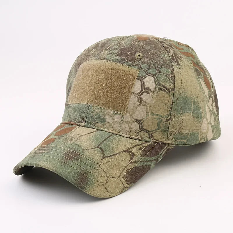 Camouflage Baseball Cap Outdoor Men's Tactical CP Adjustable Hat Sports Cycling Duck Tongue Cap