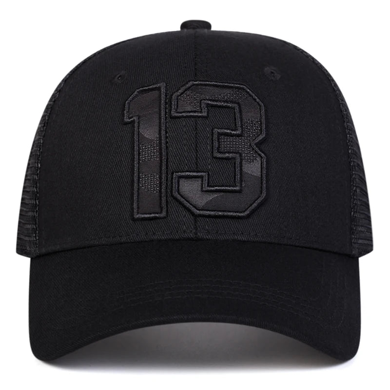 Unisex 13 Cloth Embroidery Embroidery Baseball Net Caps Spring Summer Outdoor Adjustable Casual Hats Sunscreen Hat Sports Cap