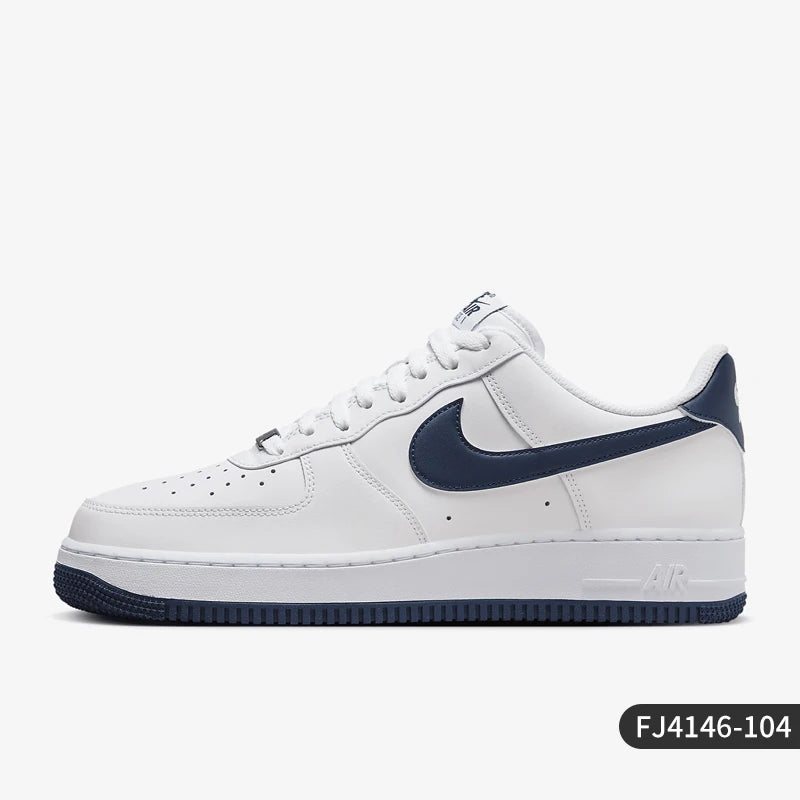 Nike Air Force 1 07 oficiales auténticas para hombre, zapatillas casual resistentes al desgaste FJ4146-104