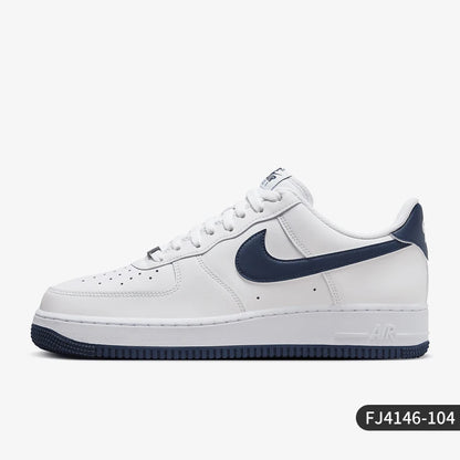 Nike Air Force 1 07 oficiales auténticas para hombre, zapatillas casual resistentes al desgaste FJ4146-104