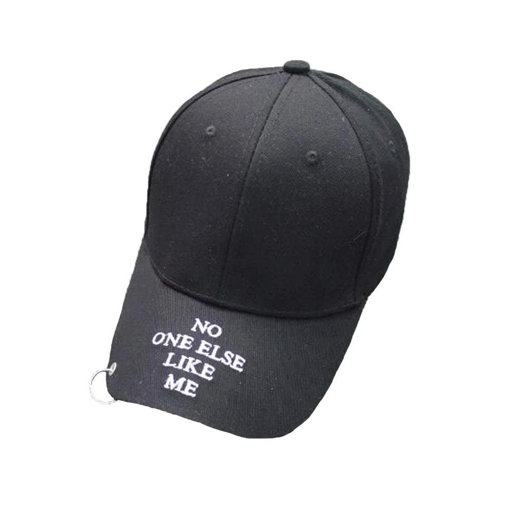 Kobiety Mężczyźni Hip Hop K-pop Czapka baseballowa typu snapback Jednolita kolorystyka z pierścieniem Sport Taniec Podróże Miłośnik Czapka dla taty Czapki Streetwear Regulowana