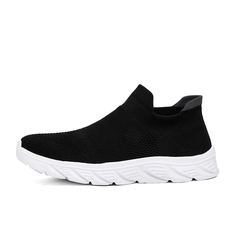 Breathable Men Casual Shoes Slip on Male Vulcanized Shoes Lightweight Men's Casual Sneakers Soft Anti-slip Flats Outdoor Loafers