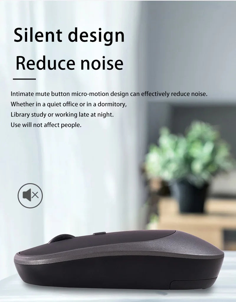 Lenovo bežični miš USB punjivi ergonomski podesivi DPI uredski tihi 2.4G Bluetooth optički električni miševi za gaming i ured