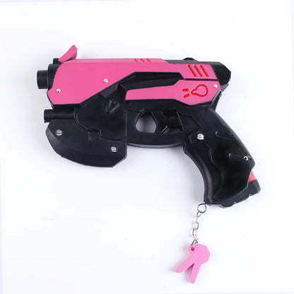 Jogo Overwatch D.Va Auricular Arma Hana Song DVA Pistola Arma Adereços de Cosplay Brinquedo para Festa de Natal e Halloween Acessórios de Cosplay