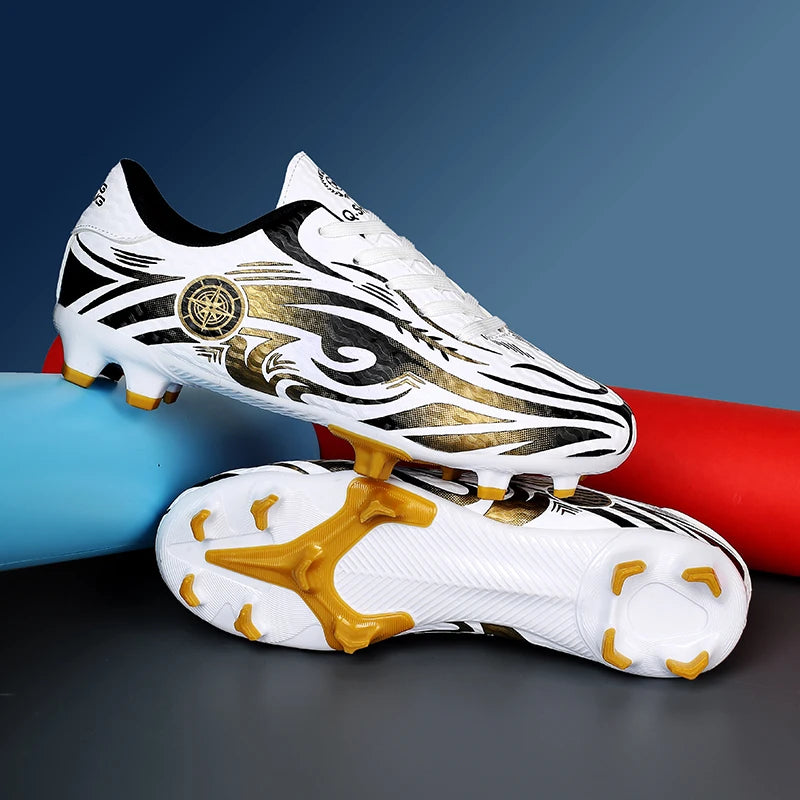 Nouveaux hommes bottes de Football respirantes unisexe livraison directe chaussures de Football en plein air ultralégères chaussures de Sport antidérapantes entraînement Sport